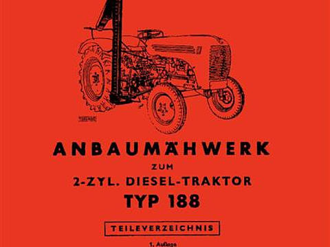 Ersatzteilbuch Steyr 188 Mähwerk im Oldtimer Traktor Ersatzteile Shop online kaufen