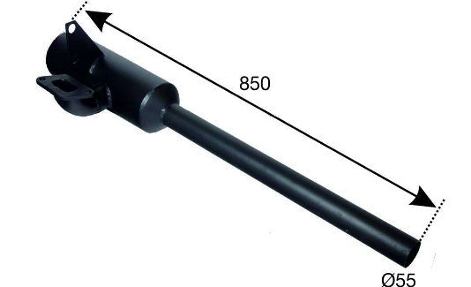 Auspufftopf nach oben Steyr T80/T84 im Oldtimer Traktor Ersatzteile Shop online kaufen