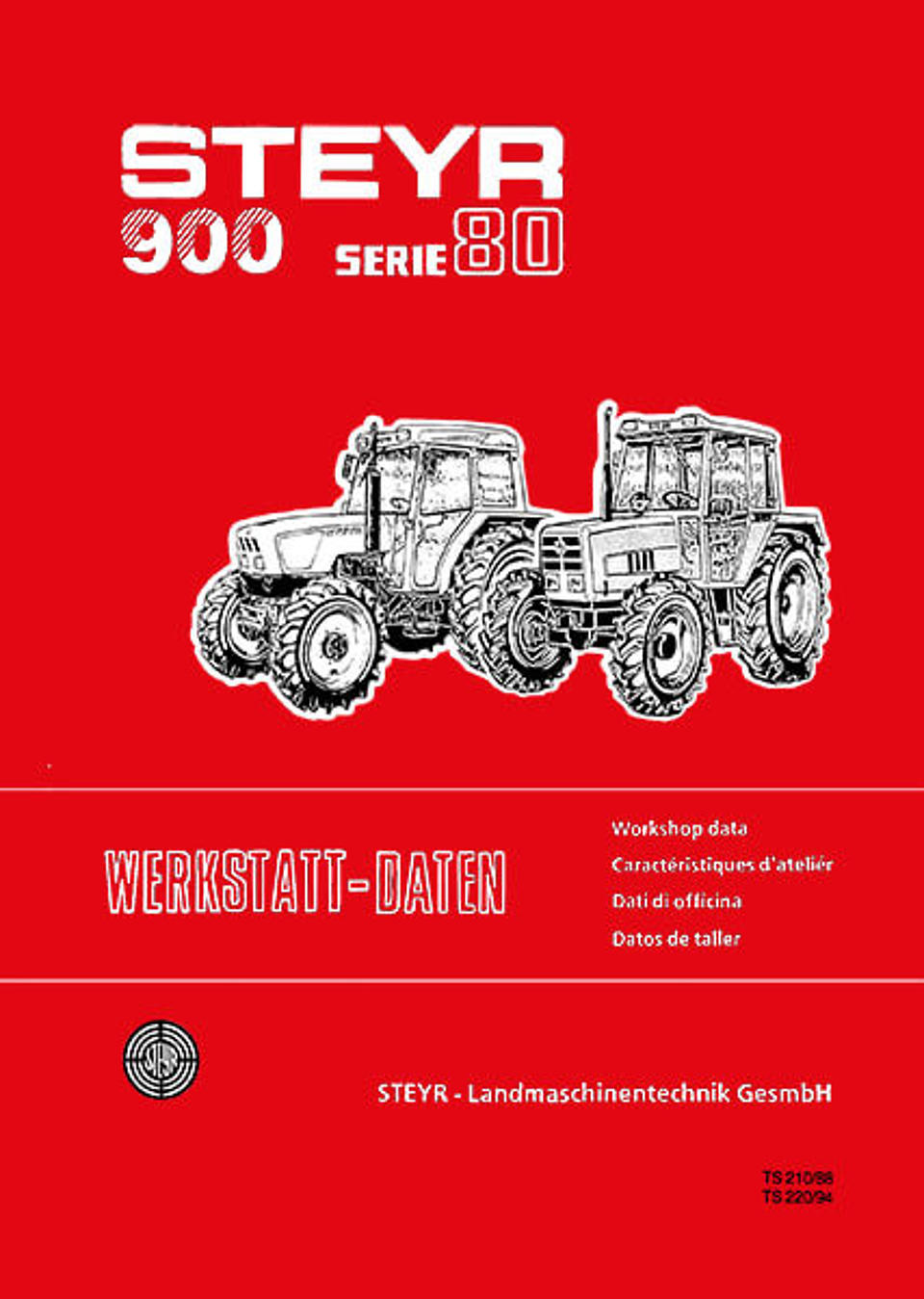 Handbuch Werkstattdaten Steyr Serie kaufen Handbuch Werkstattdaten Steyr Serie im Oldtimer Traktor Ersatzteile Shop online kaufen