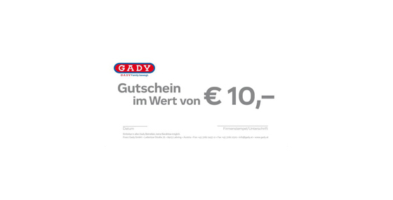Gutschein € 10 im Oldtimer Traktor Ersatzteile Shop online kaufen
